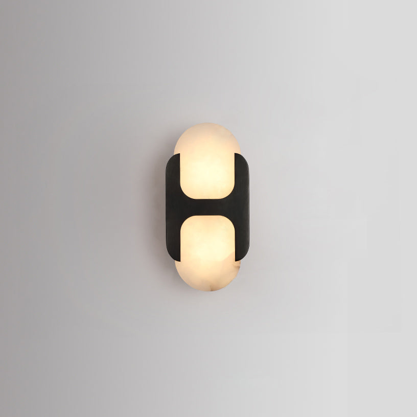 Lylaearis Albasten Wandlamp - 50cm Messing