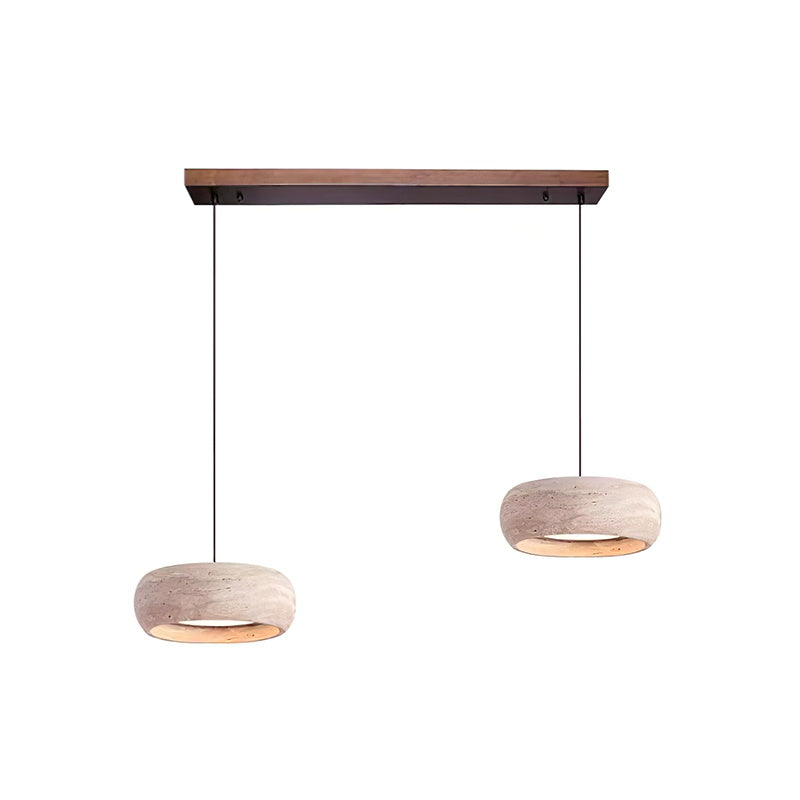 Eurvaran Travertin Hanglamp - 2 Armen