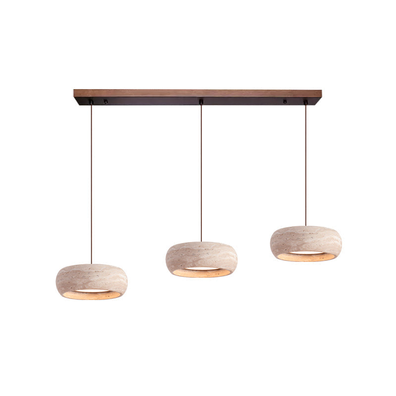Eurvaran Travertin Hanglamp - 3 Armen