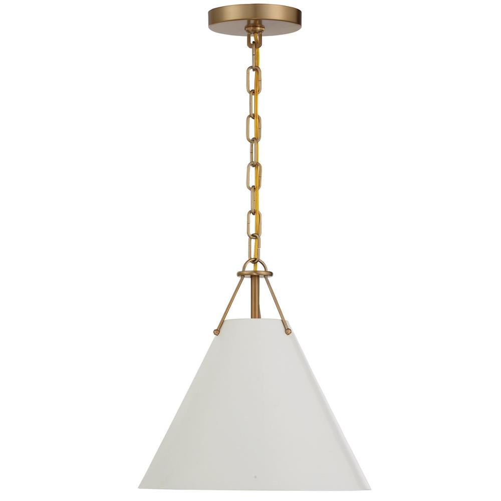 Itale Metalen Hanglamp - Wit