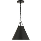 Itale Metalen Hanglamp - Zwart