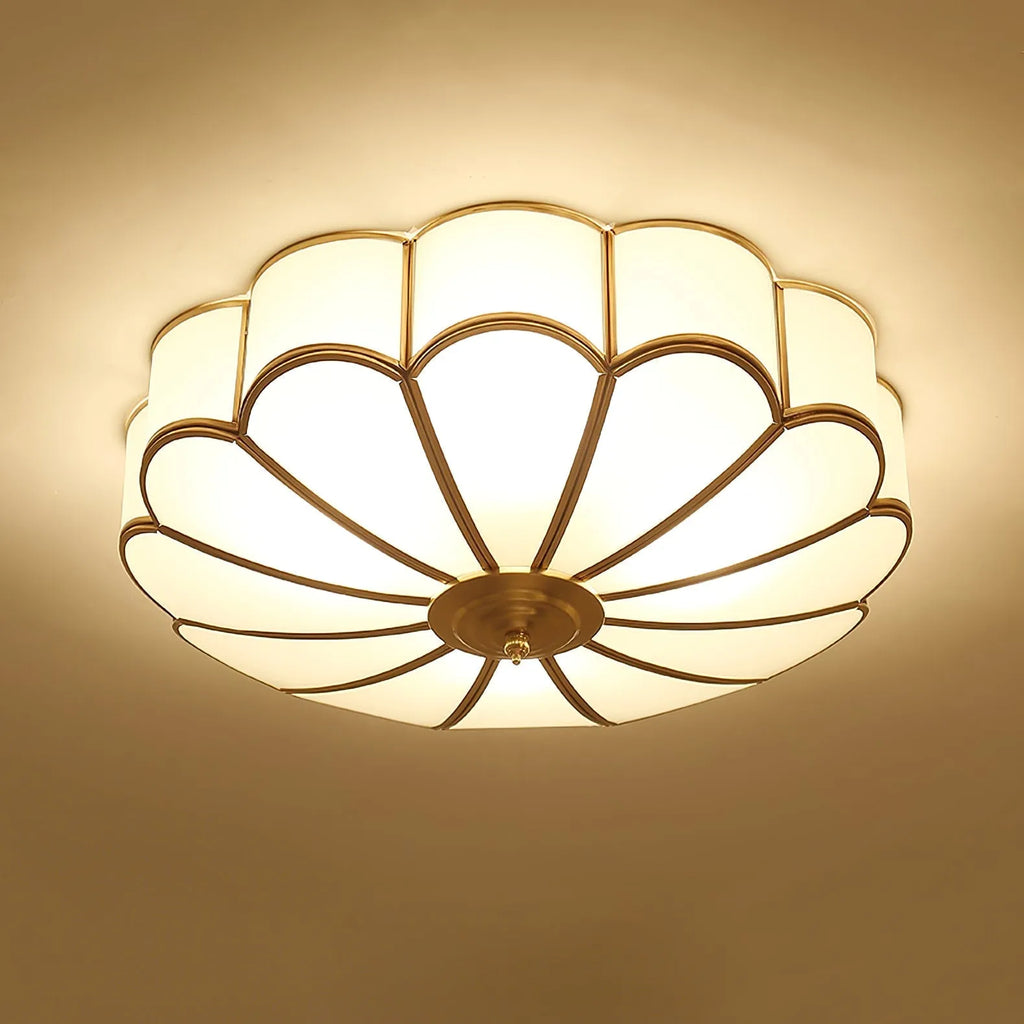 Viraean Messing Bloem Plafondlamp
