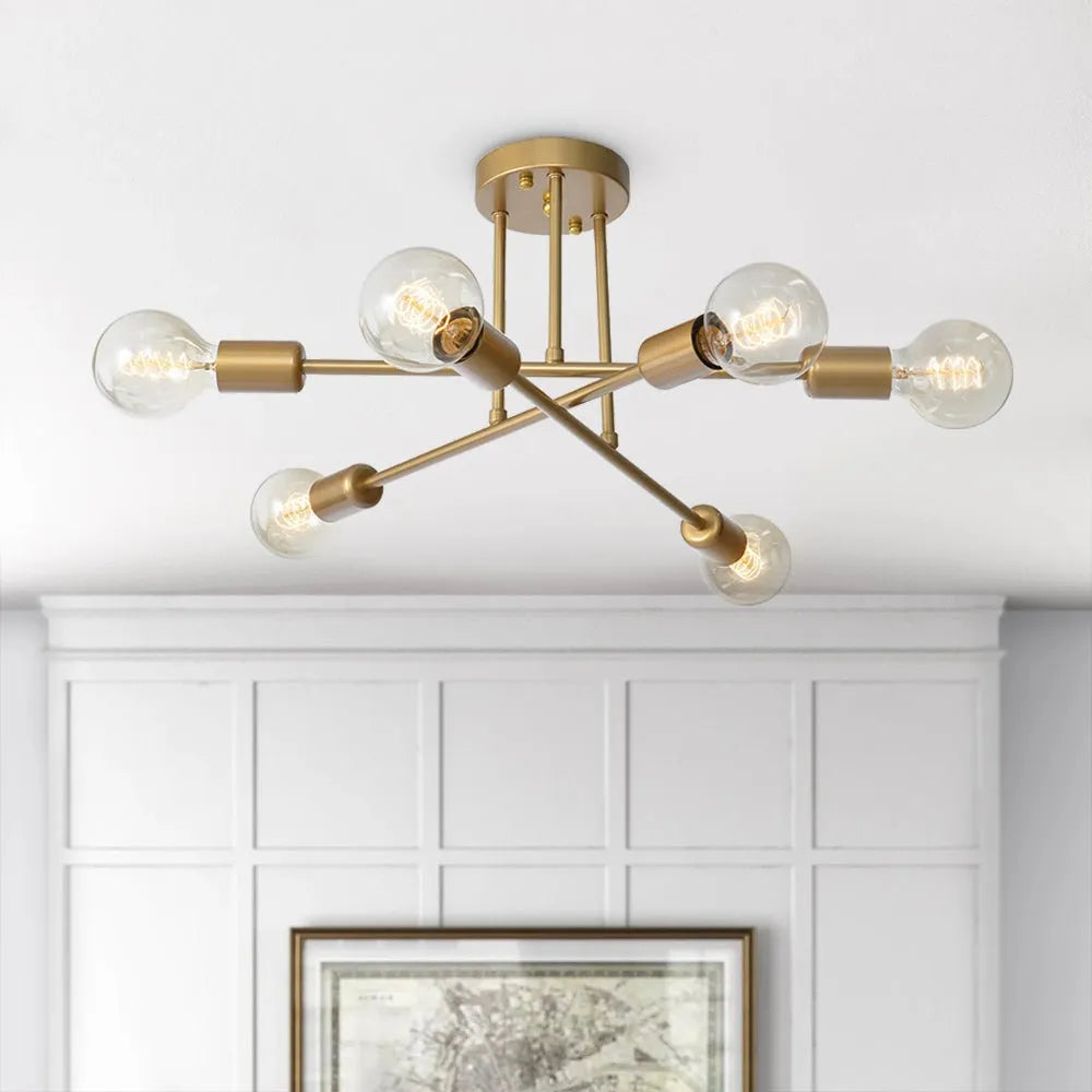 Vallin Moderne Messinglamp