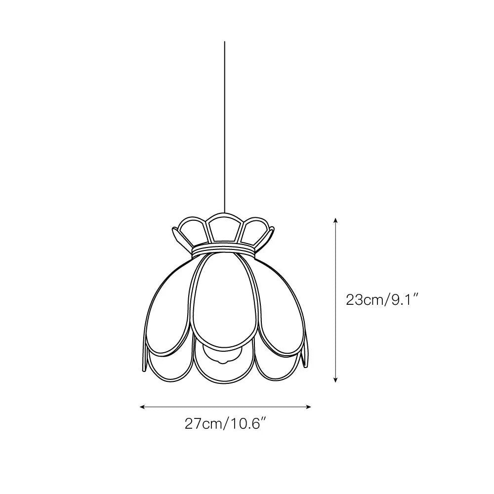 Eraeora Retro Glazen Hanglamp