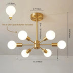 Blikuvo Messing Sputnik Lamp